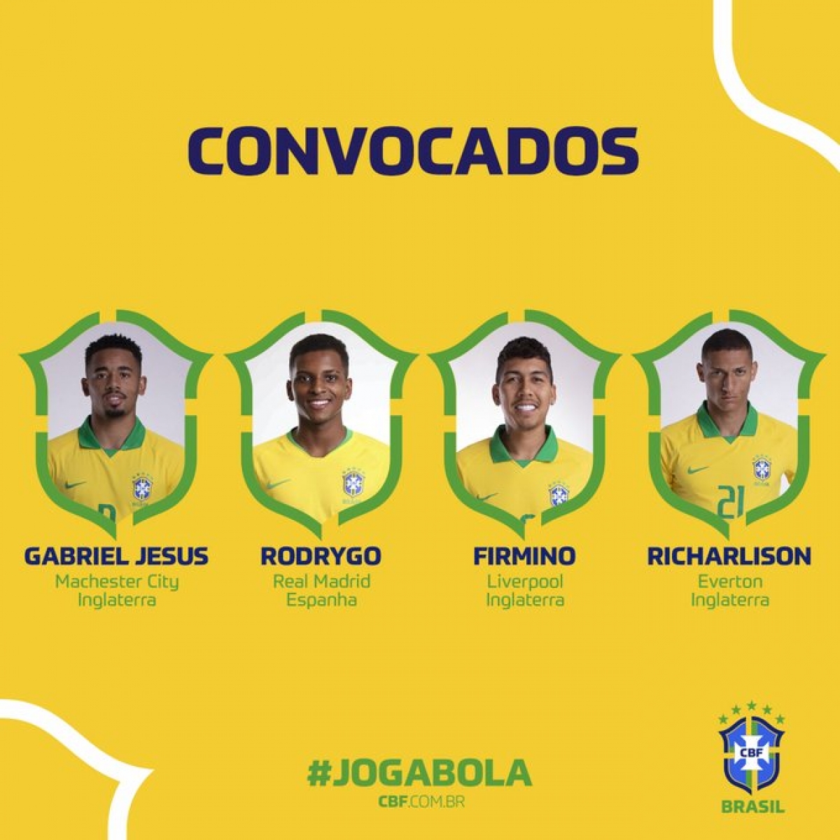 Tite convoca Seleção Brasileira para Eliminatórias da Copa do Mundo 2022 -  AcheiUSA