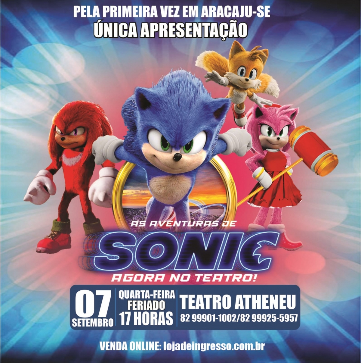 As Aventuras do Sonic - 29/10/23 - Natal RN