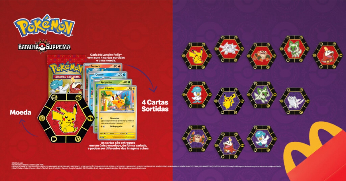Cards de Pokémon retornam ao McDonald's; veja lista - Adrenaline