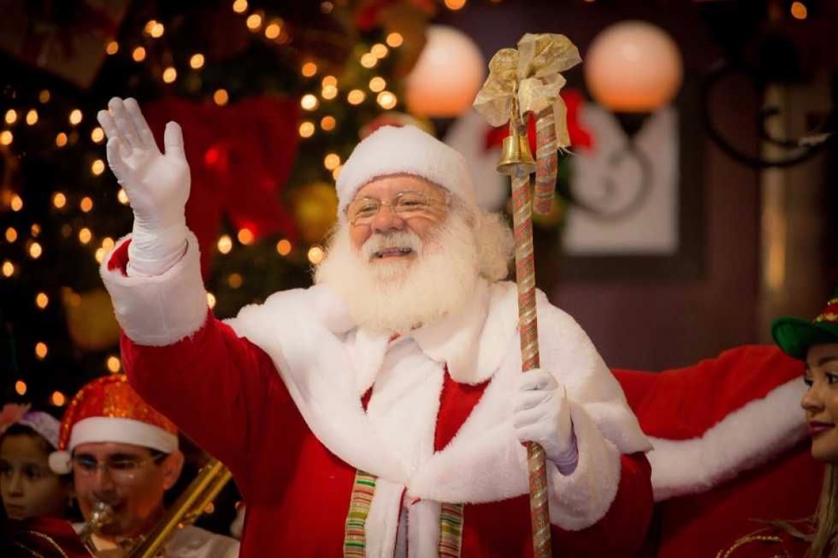 CHEGADA DO PAPAI NOEL NO JARDIM DE BAIXO EM JAÚ E INÍCIO DAS FESTIVIDADES  DE NATAL