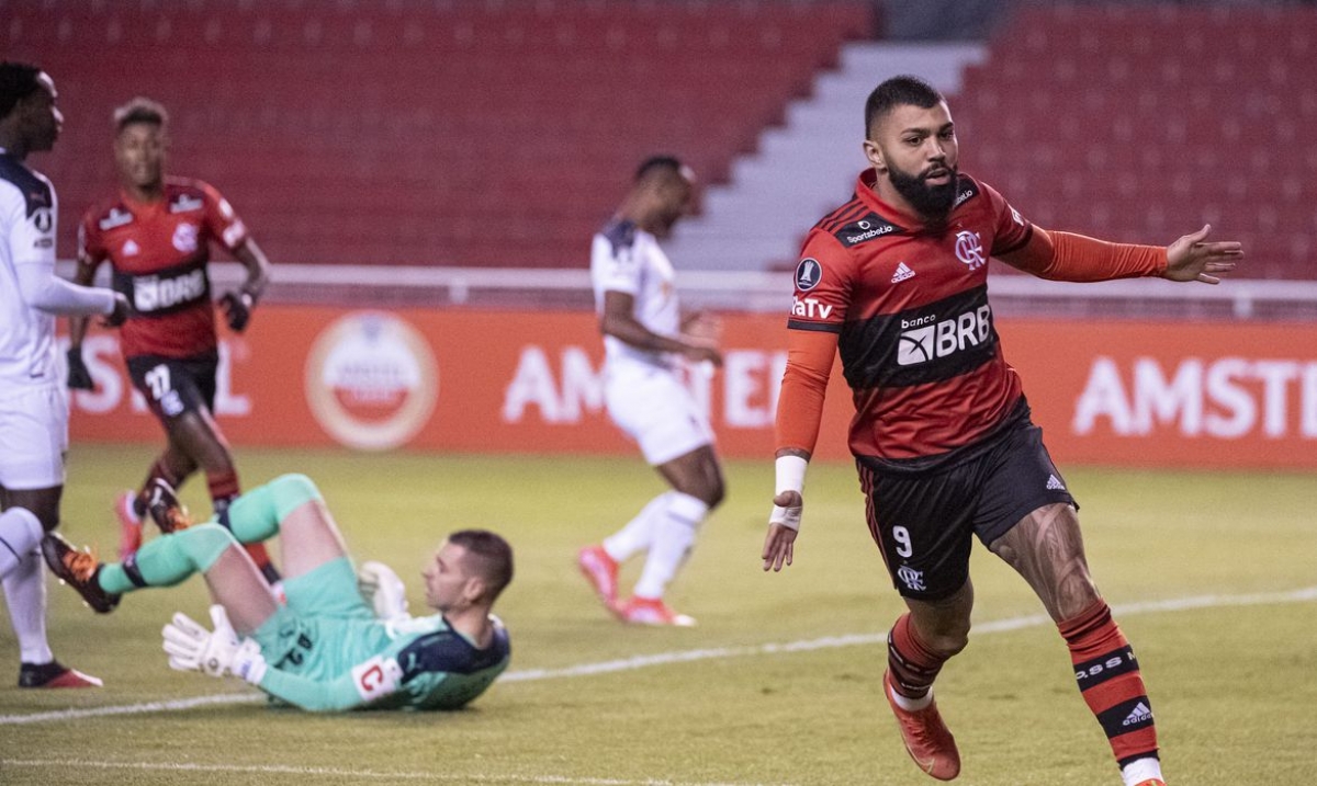 Com dois gols de Gabriel, Flamengo vence LDU em Quito (Foto: Alexandre Vidal/ Flamengo)