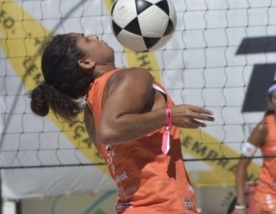 Magna Vieira irá disputar o JUBS Praia na modalidade futevôlei (Foto: Assessoria de Imprensa Unit)