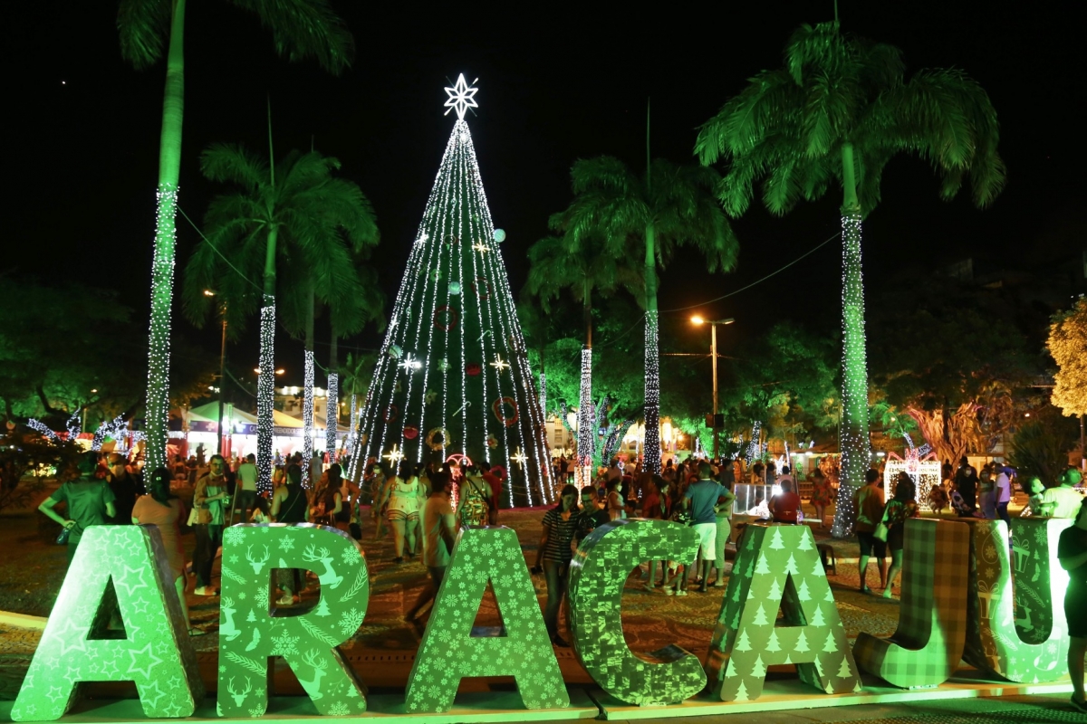 Aracajuanos celebram espírito natalino com programação do Natal Iluminado (Foto: Marcelle Cristinne/ Prefeitura de Aracaju)