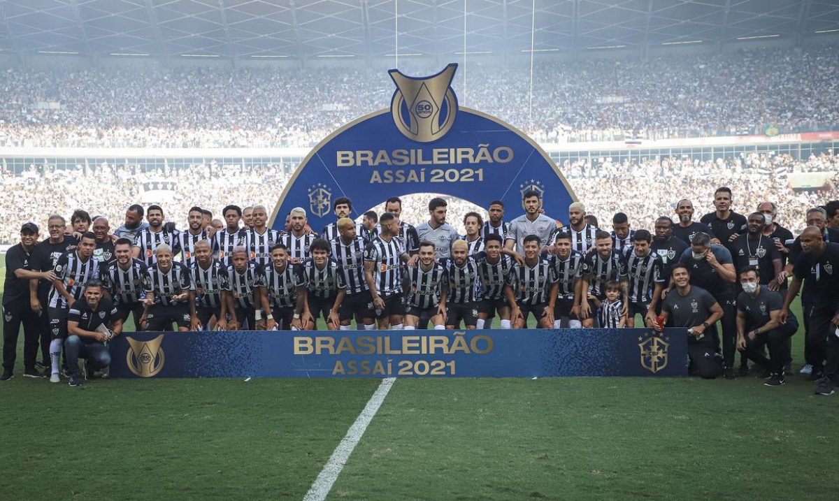 Bahia respira, Grêmio agoniza e Atlético-MG faz a festa com a torcida (Foto: Pedro Souza/ Atletico)