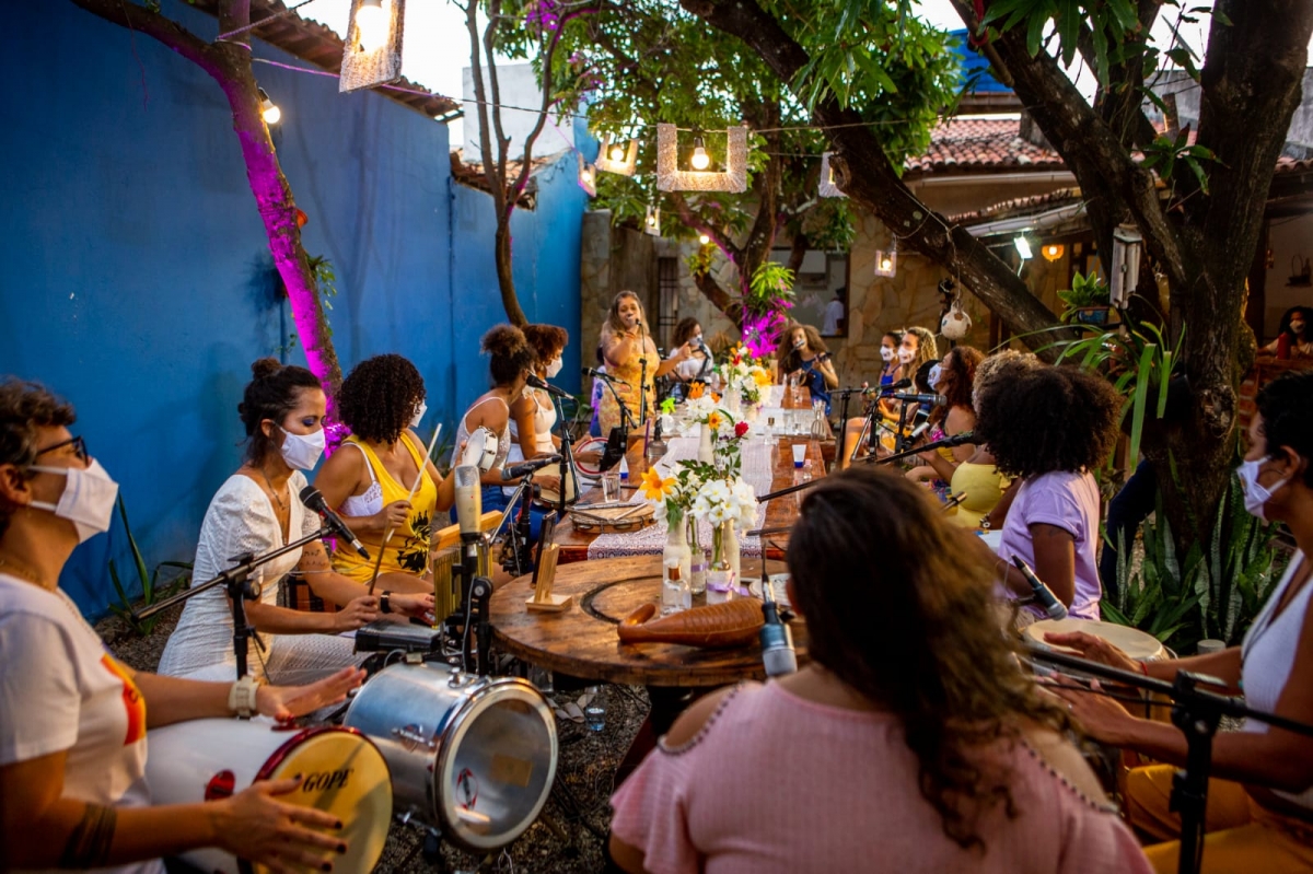 Encontro de Mulheres na Roda de Samba acontece em Aracaju (Foto: Melissa Warwick)