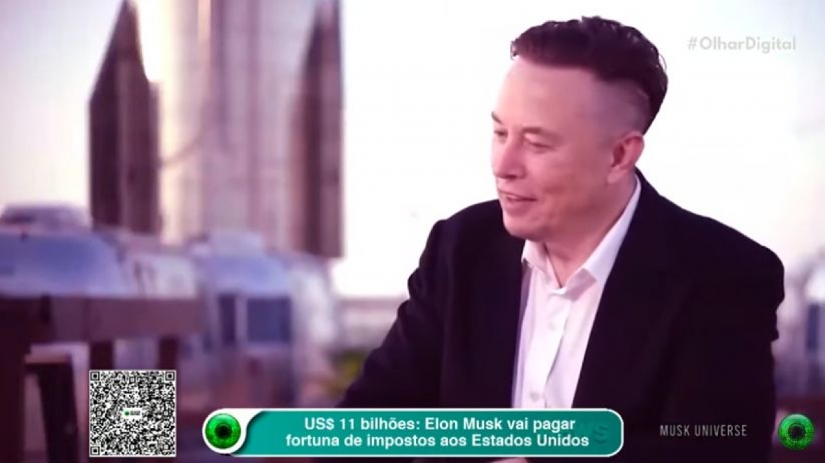 Elon Musk diz que vai pagar mais de US$ 11 bilhões em impostos este ano nos Estados Unidos (Imagem: Reprodução de vídeo/ Olhar Digital))
