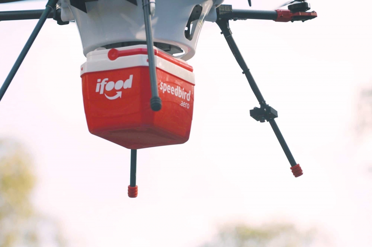 iFood começa a fazer entrega com drones no Nordeste (Foto: Divulgação/ iFood)