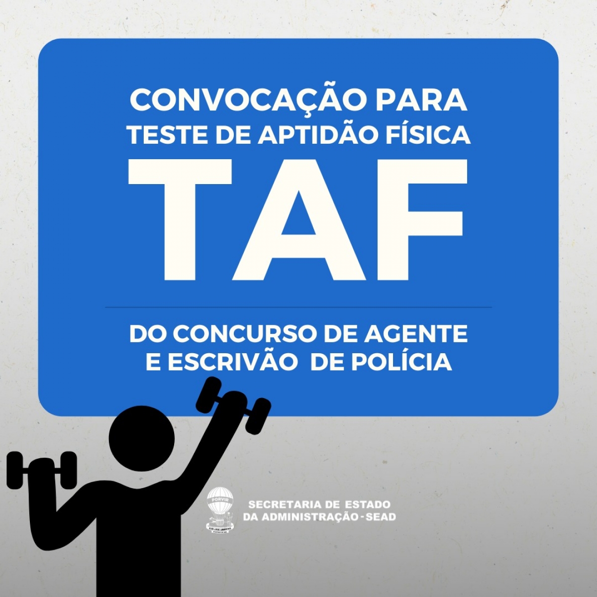 Sead divulga datas do TAF do concurso da Polícia Civil (Imagem: Divulgação/ Sead/SE)
