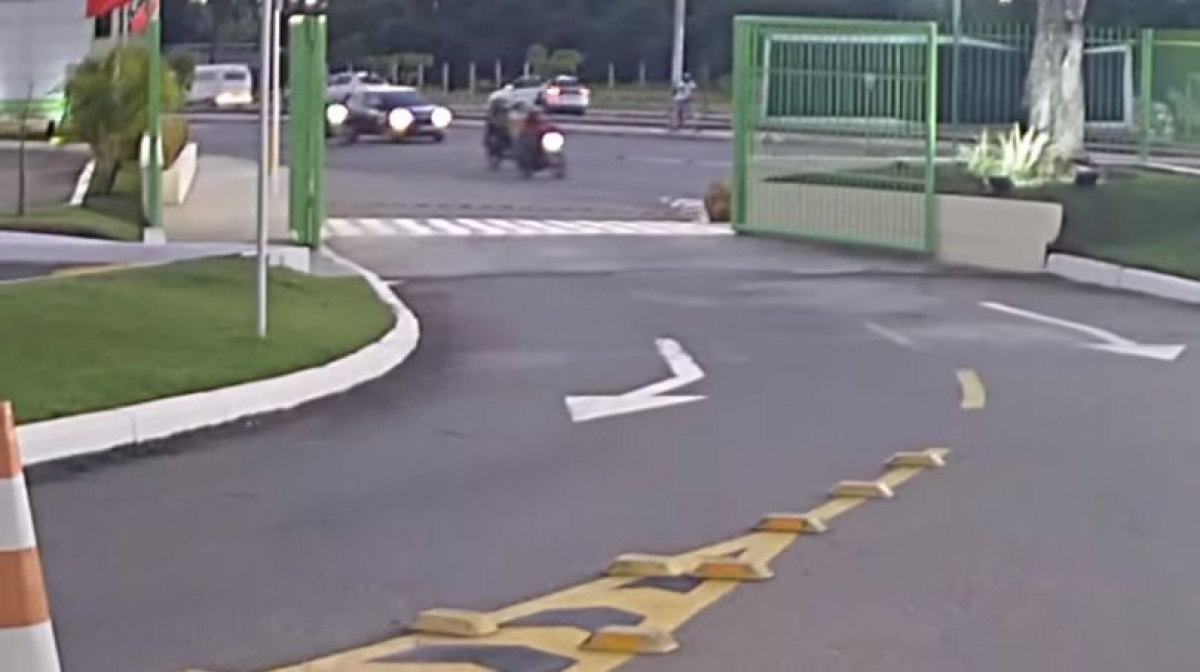 Polícia Civil divulga imagens do acidente que vitimou João Tarantella (Imagem: Reprodução de vídeo/ YouTube/ Portal Infonet)