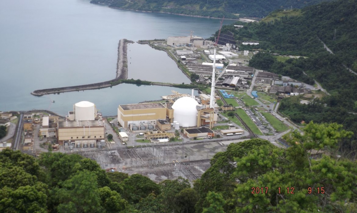 Obras da Usina nuclear de Angra 3 (Foto: Divulgação/ Governo Federal)
