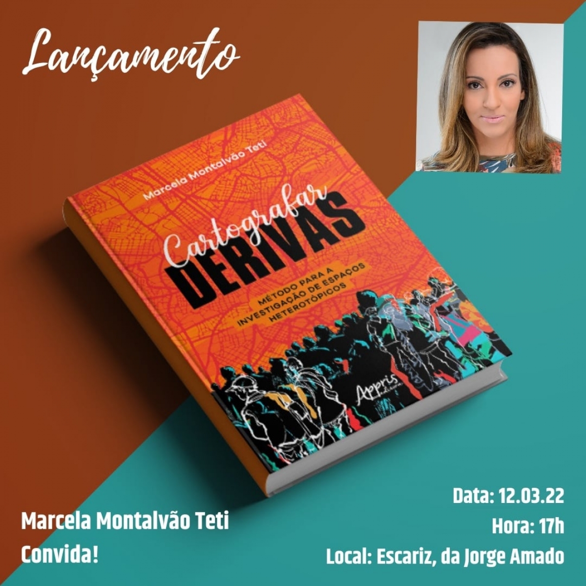 Psicóloga Marcela Teti lança o livro Cartografar Derivas (Imagem: Divulgação)