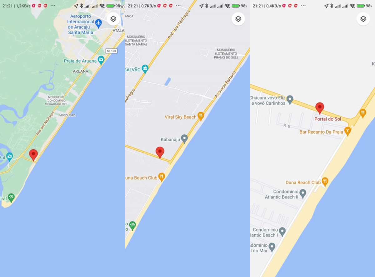 Alugo Casa de Praia para temporada - Foto: reprodução Google Maps