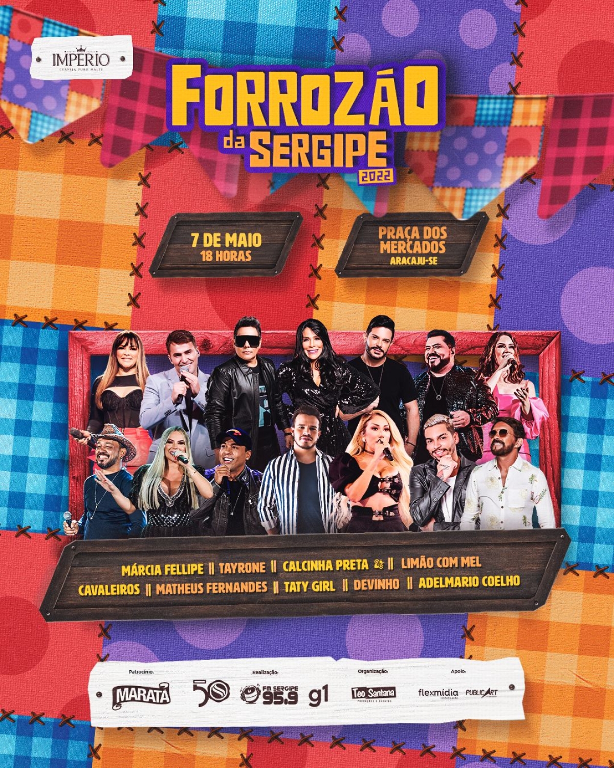 Forrozão está de volta e vai abrir os festejos juninos de Sergipe com grandes atrações (Imagem: Divulgação)