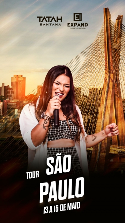 Tatah Santana fará turnê em São Paulo - Imagem: Divulgação