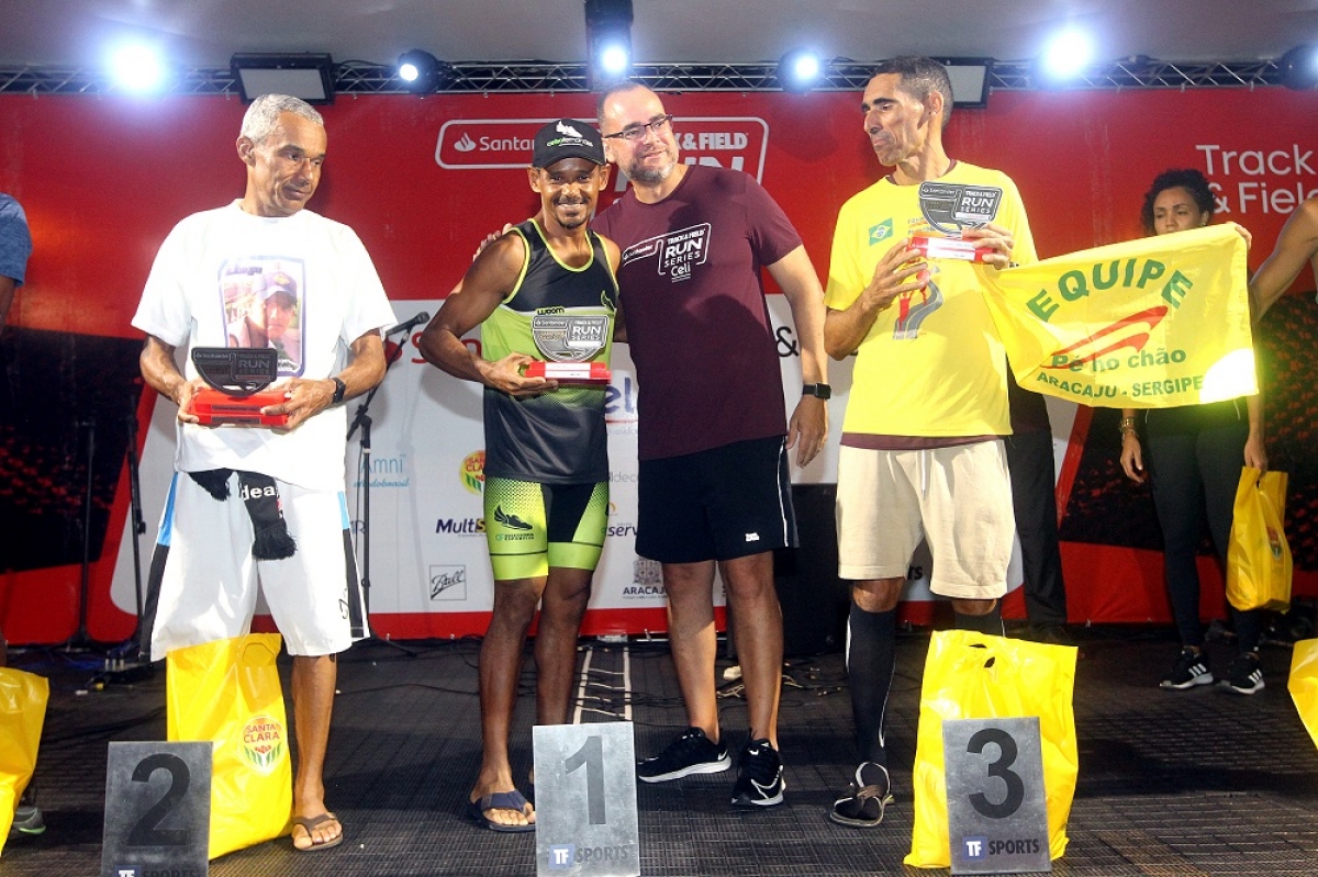 Atleta sergipano é o vencedor da Maratona Santander Track&Field Run Series Celi - Foto: Divulgação