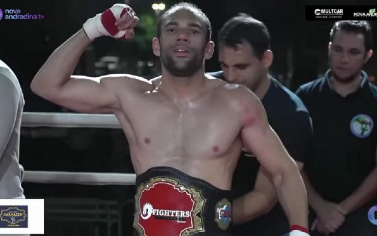 Atleta sergipano Ramon Rozendo é campeão do Fighters Tournament - Foto: Reprodução | Nova Andradina TV