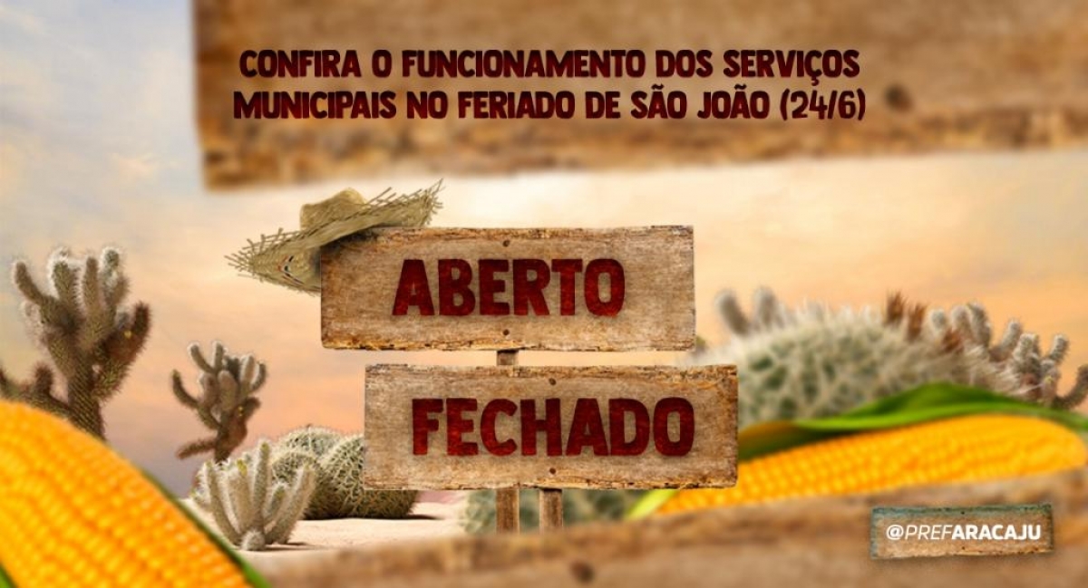 Confira o funcionamento dos serviços municipais no feriado de São João - Foto: Divulgação