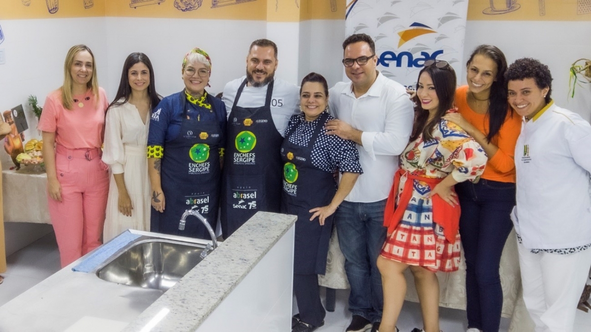 Direção Regional Priscila Dias Felizola e equipe Enchefs Sergipe 2022 - Foto: Senac/SE