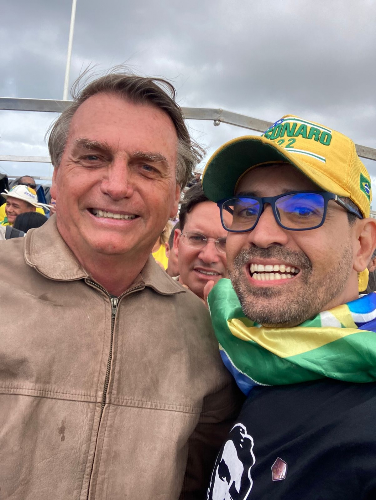 Jair Bolsonaro e Lúcio Flávio - Foto: arquivo pessoal