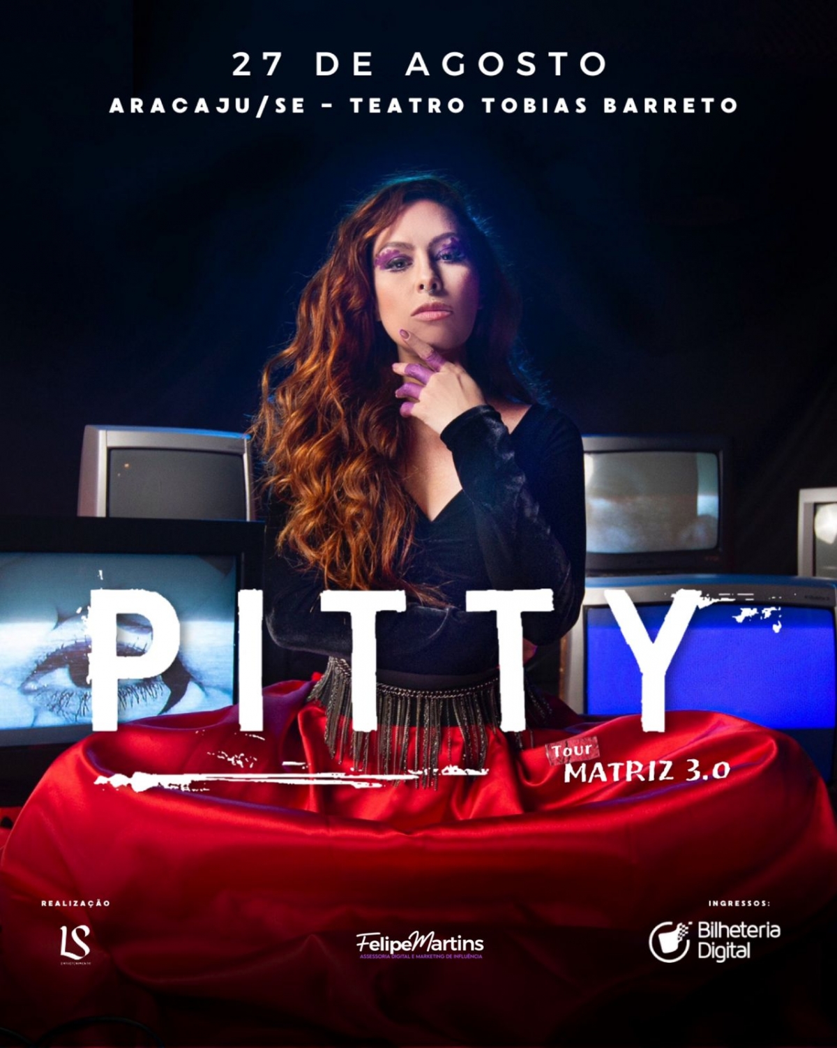 Pitty apresenta turnê "Matriz 3.0" em Aracaju - Imagem: Divulgação