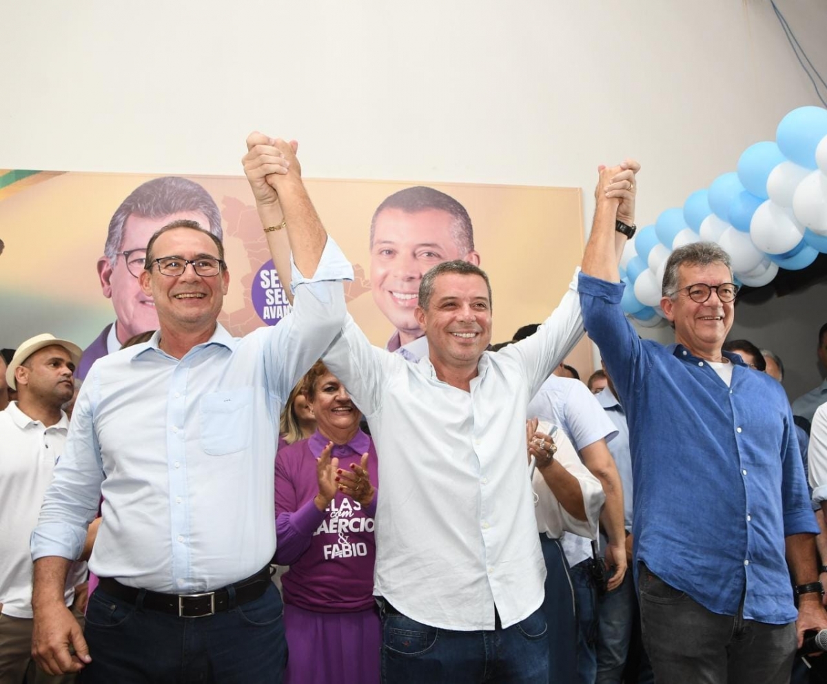 Ao lado de Fábio Mitidieri, Laércio Oliveira é confirmado candidato ao Senado - Foto: André Carvalho