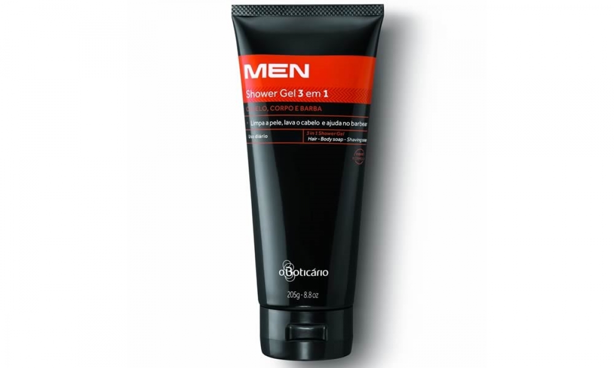 Men Shower Gel do Boticário é eleito melhor produto para banho em Portugal